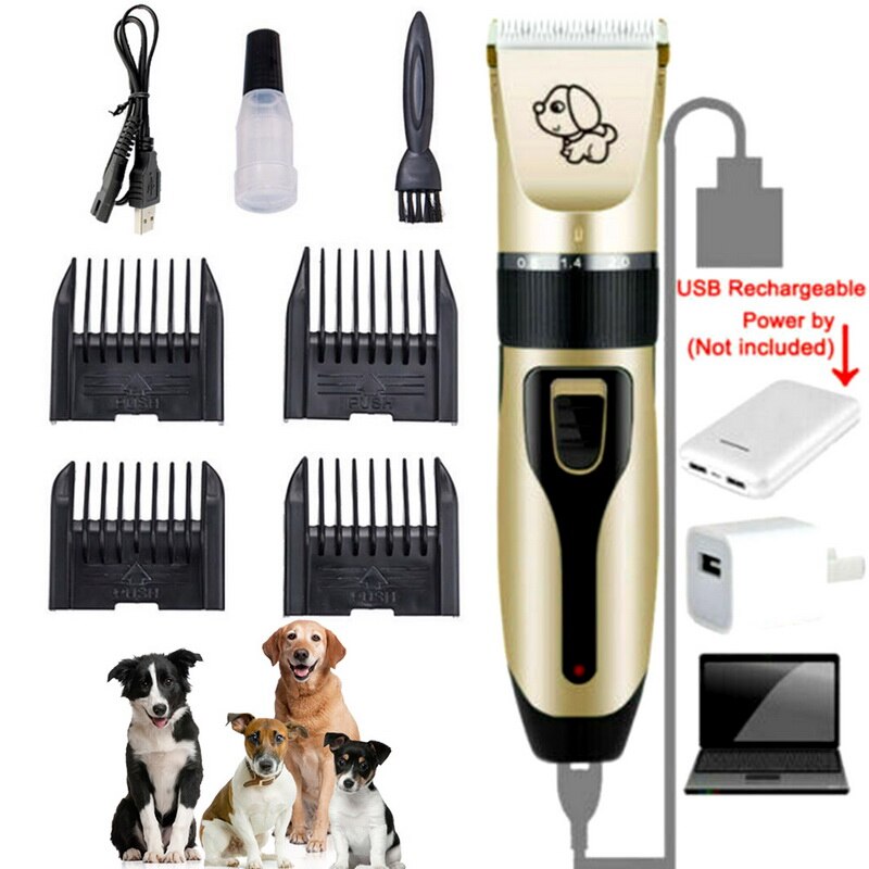 Husdjur hund katt nagel hår trimmer slipmaskin trimning elektrisk klippning skärmaskin usb laddning husdjur frisyr tass rakapparat klippare: C6 typ 1