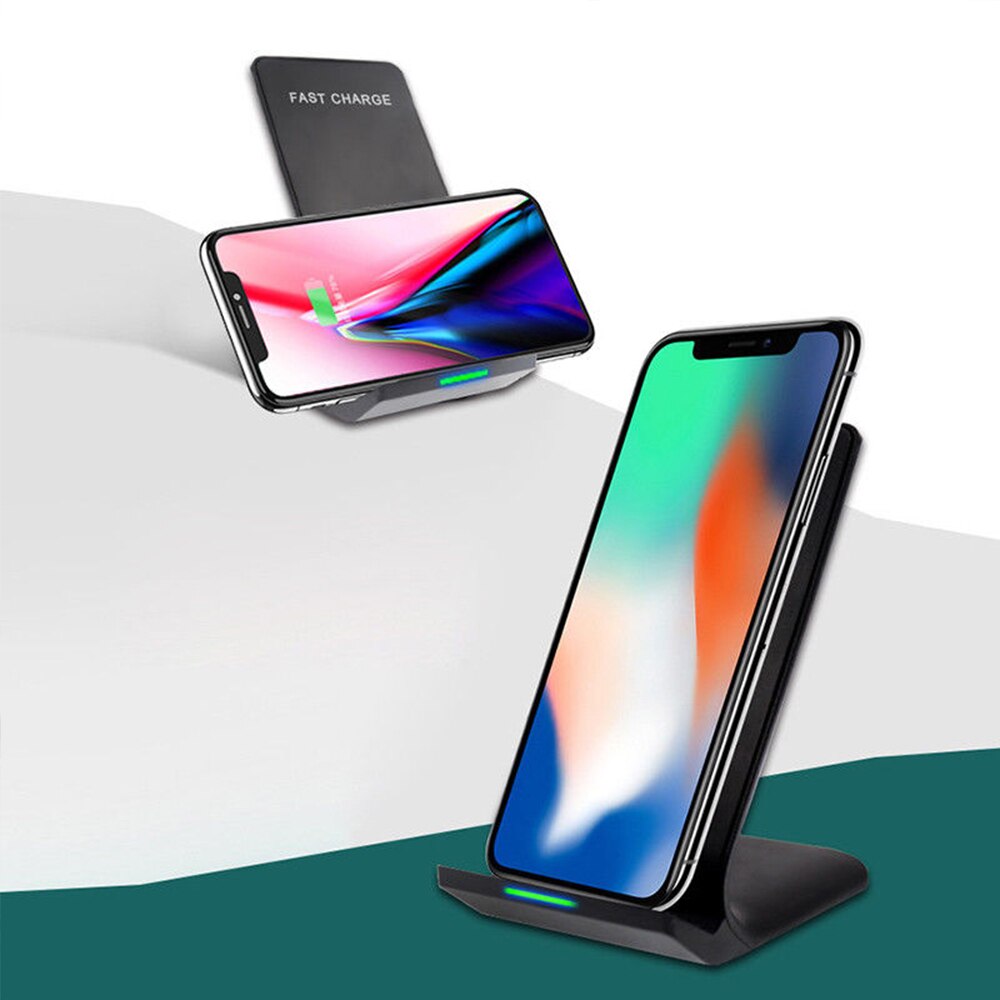 Caricabatterie Wireless Qi multifunzione caricabatterie rapido rapido Dock per iPhone XS Max XR 8 X Samsung S9 S8 S7 S10 ricarica del telefono