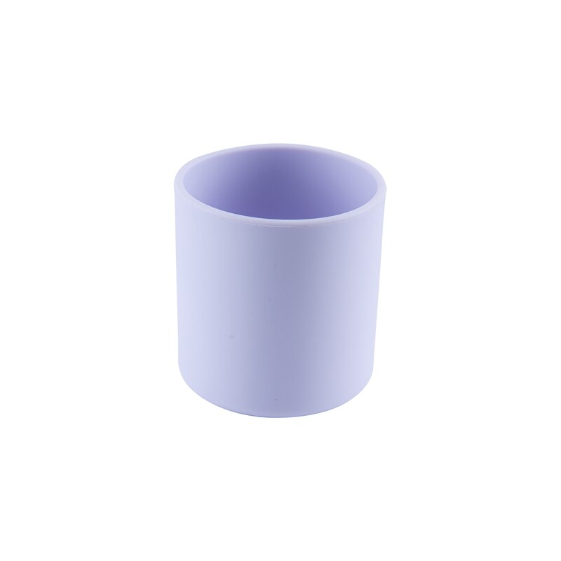 10 Kleuren Baby Leren Drinken Cup Baby Drinken Training Water Siliconen Cup Bpa Gratis Food Grade Hittebestendige siliconen Cups: Purple