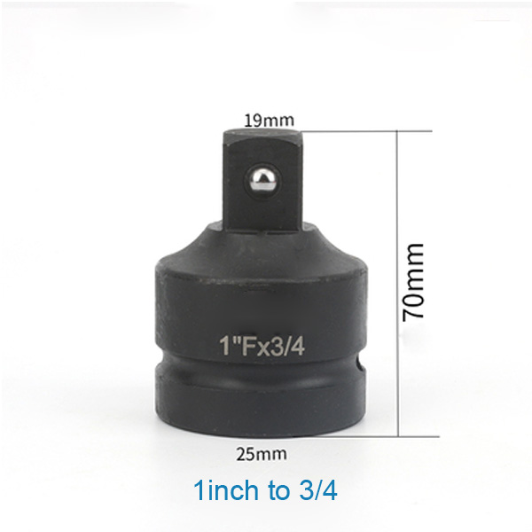 1PCS Embout Adaptateur CR-V Réducteur Ensemble 1/4 &quot;3/8&quot; 1/2 &quot;1&quot; Visseuse à Chocs Conversions pour L&#39;impact Armes Clés Cliquets: 1 to 3-4