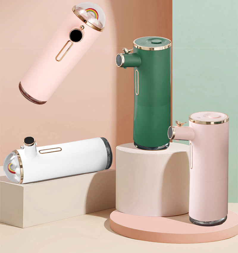 interhasa! Foam Automatic Soap Dispenser Bathroom Touchless Liquid Soap Dispensers With USB Charging Foaming Hand Sanitizer