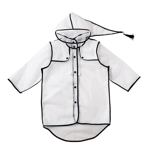 Chubasquero impermeable para niño y niña, poncho para niño, poncho de lluvia impermeable, equipo de lluvia EVA con capucha, ropa de lluvia transparente para bebé