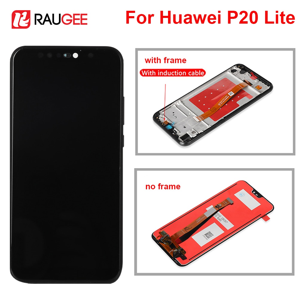 LCD Screen Display for Huawei P20 Lite - With/Without Frame - Touchscreen Digitizer Replacement