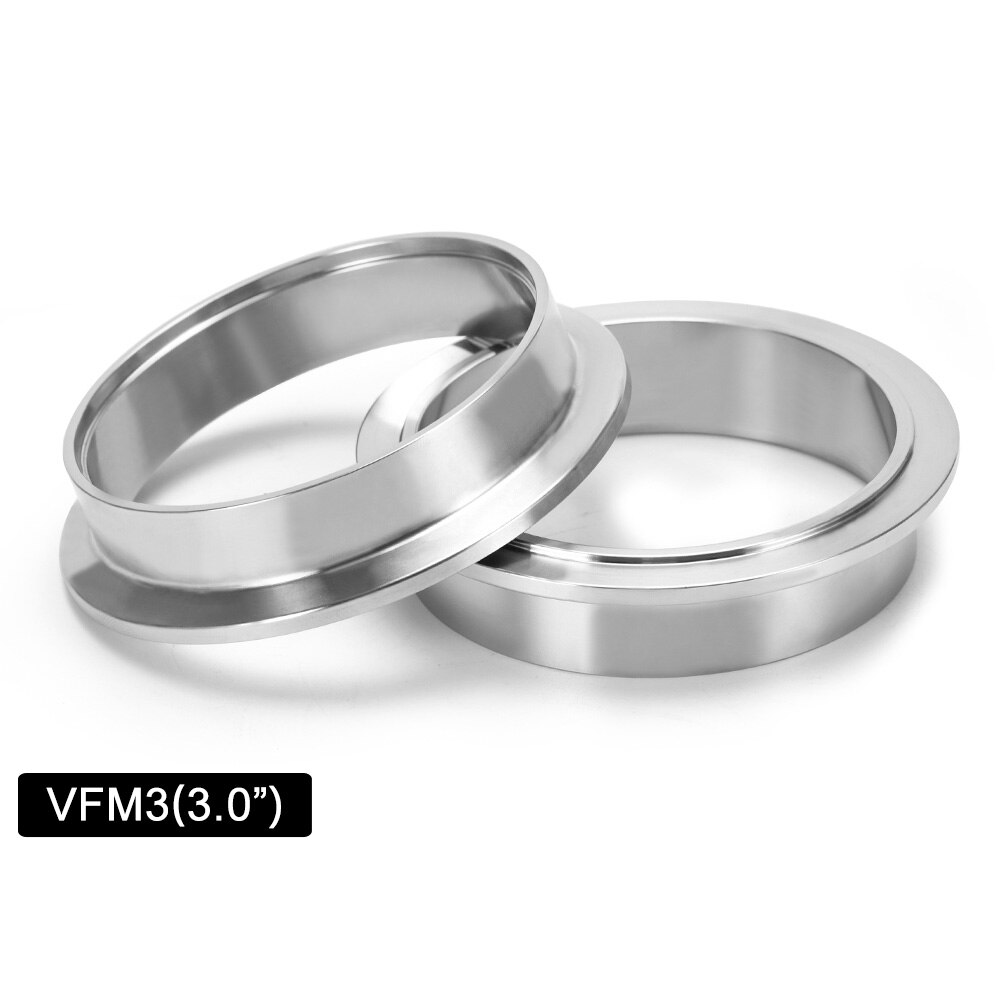 PQY - (2 sztuk/partia) 3.0 "V-opaska kołnierzowa wysokiej jakości stali nierdzewnej 304 kobieta i mężczyzna lub normalny kołnierz pasowy V opaska kołnierzowa: męski i płeć żeńska