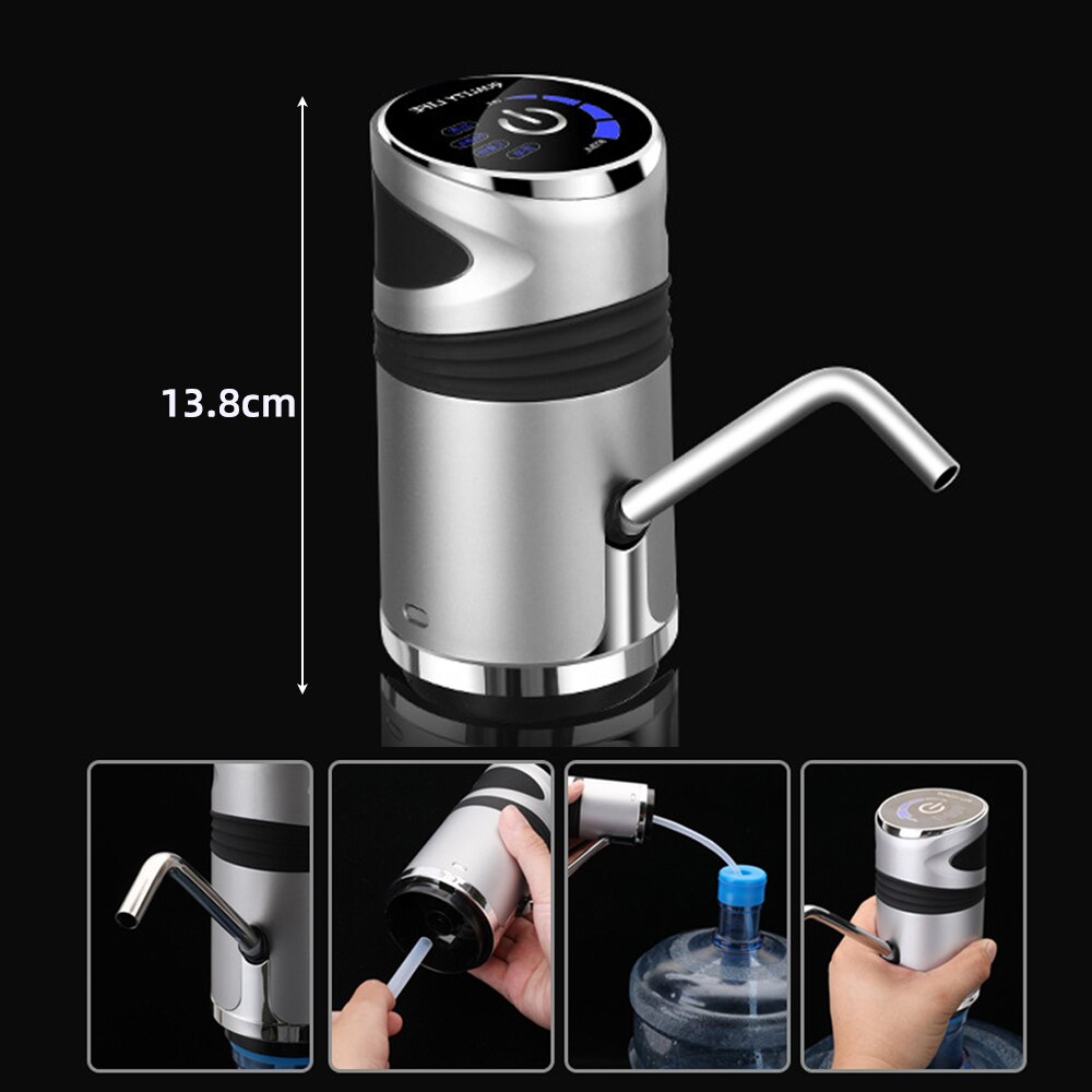 Automatic Electric Water Pump Button Dispenser Drinking Bottle Switch Smart For Home Office Water Pumping Device