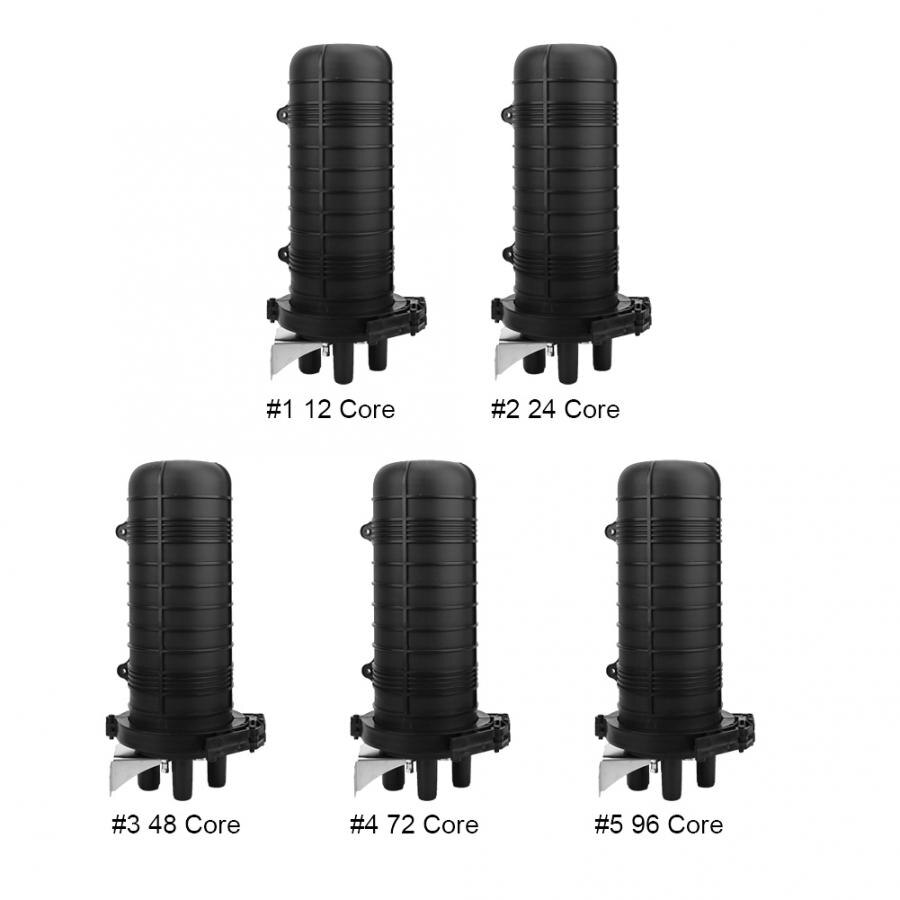 Vertical Type Fiber Optic Splice Enclosure IP68 Waterproof Fiber Splice Box Fiber Splice Enclosure