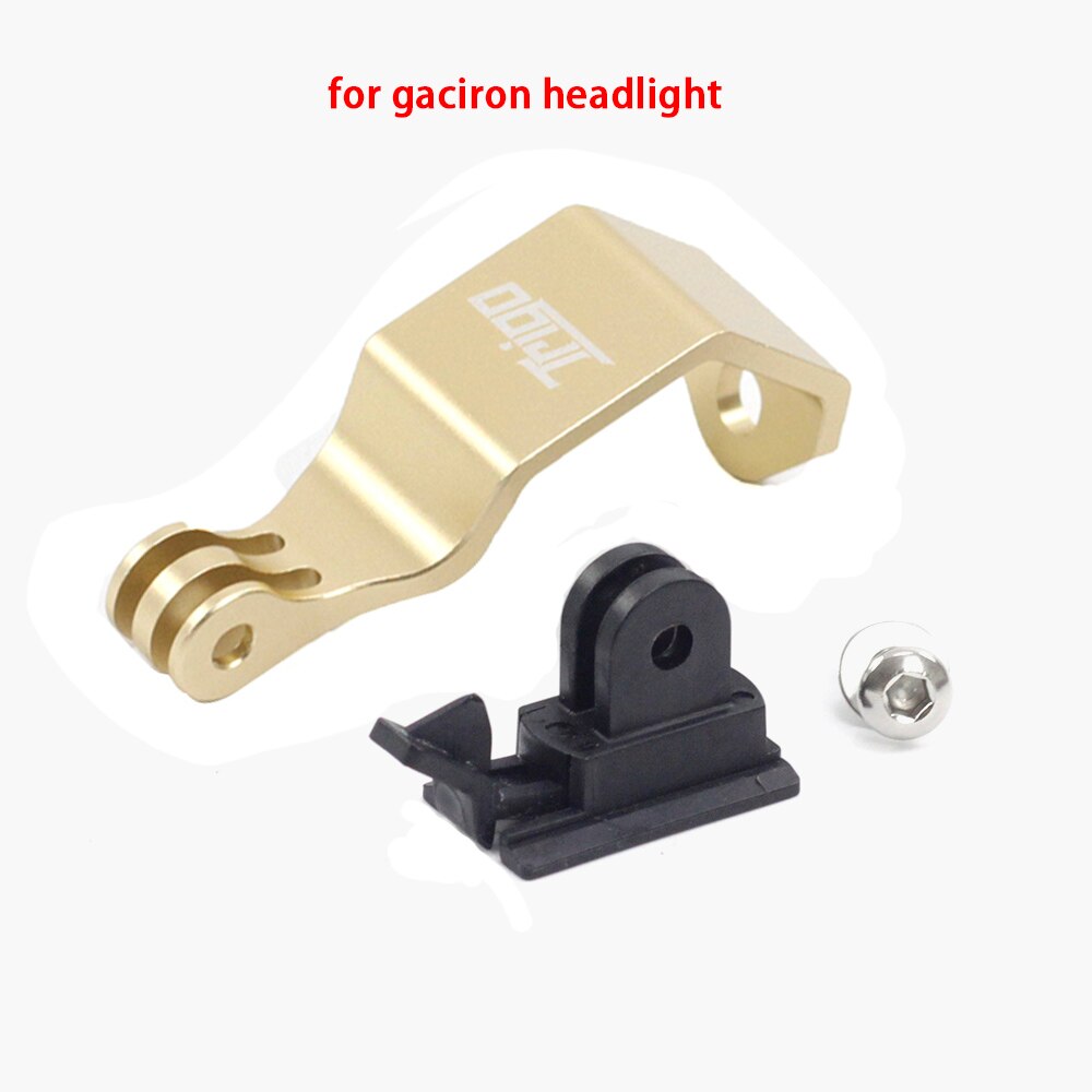 Fietskoplamphouder voorvork sportcamerahouder voor brompton 3 sixty opvouwbare fiets racefiets gopro cateye gaciron niterider: Goud voor gaciron