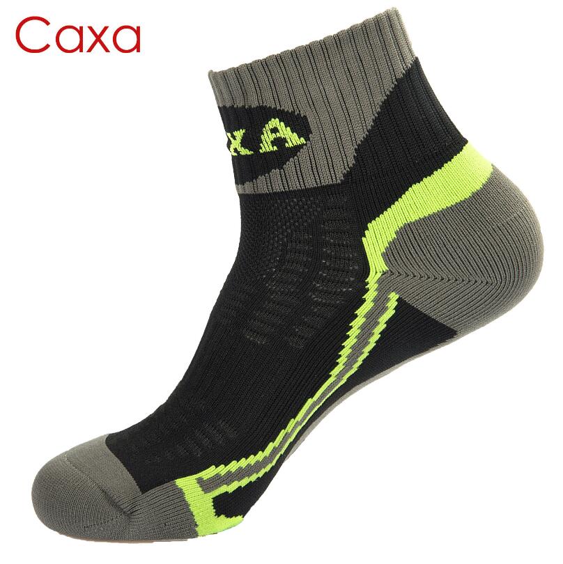 Caxa Mannen Winter Dikke Outdoor Wandelen Basketbal Ski Running Sportsokken Ademende Quick Dry Fietsen Handdoek Sokken: green