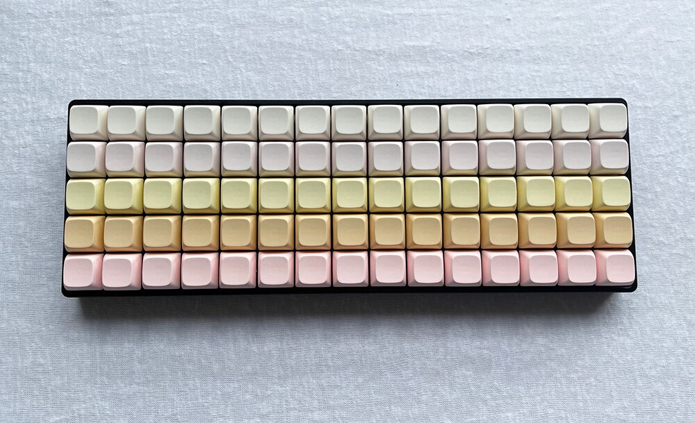 XDA-teclas para teclados mecánicos, compatibles con Kailh Gateron Cherry MX, RGB75 XD75 KBD75: xda5 8.7mm height