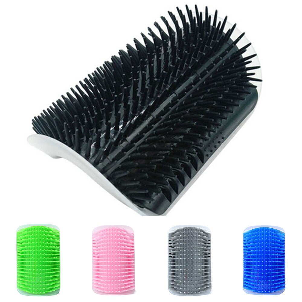 Cat Self Groomer Brush Pet Grooming Supplies Hair Removal Comb For Cat Hair Shedding Trimming Cat Massage Device With Catnip