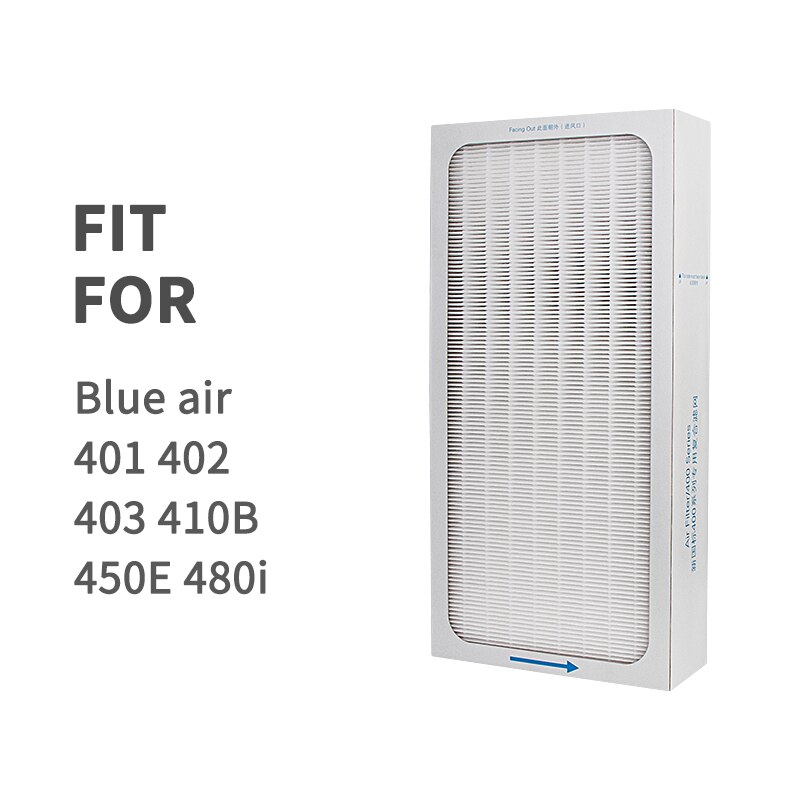 Air purifier filter HEPA Activated Carbon Composite Filter For Blueair 401/402/403/450E/410B/4810i 520*250*95mm