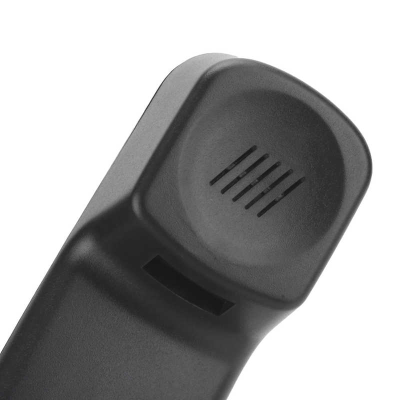 Mini teléfono fijo KX-T504, portátil, para negocios familiares, oficina, función de silencio, color negro ABS