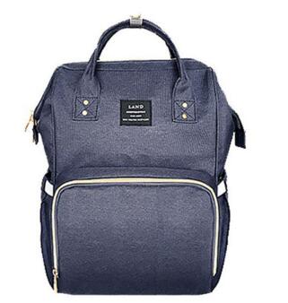 Land Update Mummie Moederschap Napyy Tas Grote Capaciteit Baby Tas Rugzak Desiger Verpleging Zak Voor Babyverzorging: blue