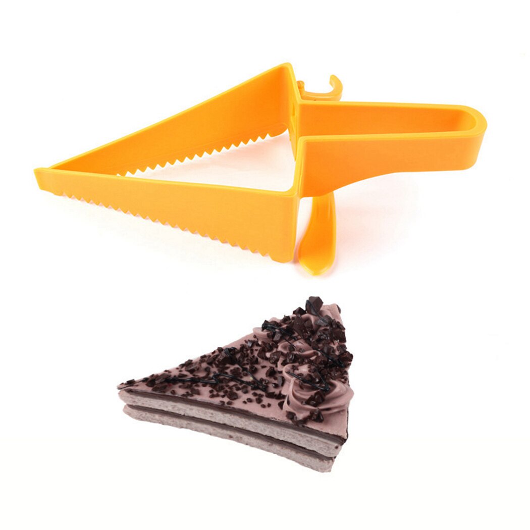 2 PCS Driehoekige Taart Cutter Plastic Cake Mes Separator Cutter Mold Cake Schop Bakken Tools Keuken Benodigdheden