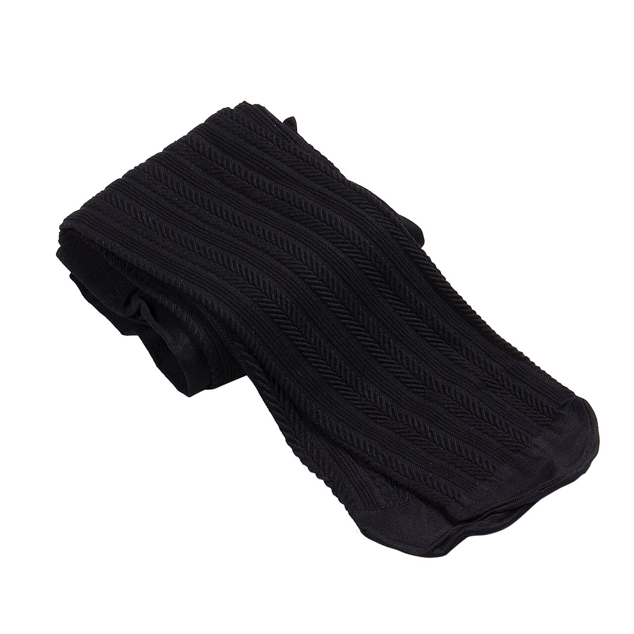 Hirigin Super Elastic Jacquard Tights Women Warm Solid Tights Stretchy Socks Stockings Female Leotard Autumn Winter Stockings: Black