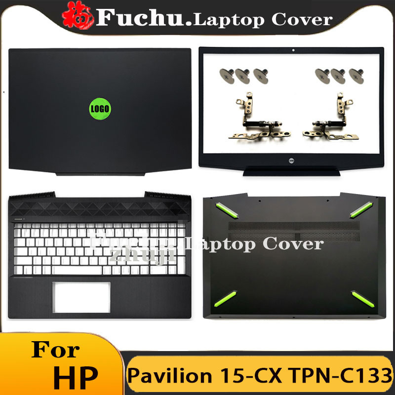 Nouvelle couverture arrière LCD pour HP Pavilion 15-CX TPN-C133 ordinateur portable avant lunette/charnières/repose-l'hypothèse majuscule/boîtier astronomique L20314-001 vert