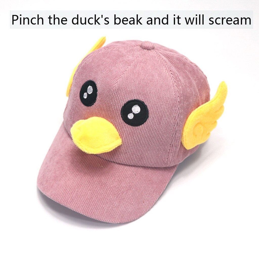 Cute Cap Kids Boy Hats Soft Comfortable Cotton Lovely Audio Sunhat Eaves Baseball Cap Sun Hat Beret casquette enfant