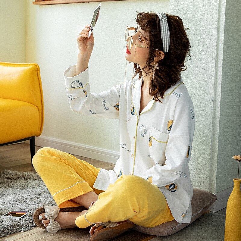 Amme pyjamas amme nattøj gravid pleje pyjamas sæt barsel amme nattøj graviditet pyjamas