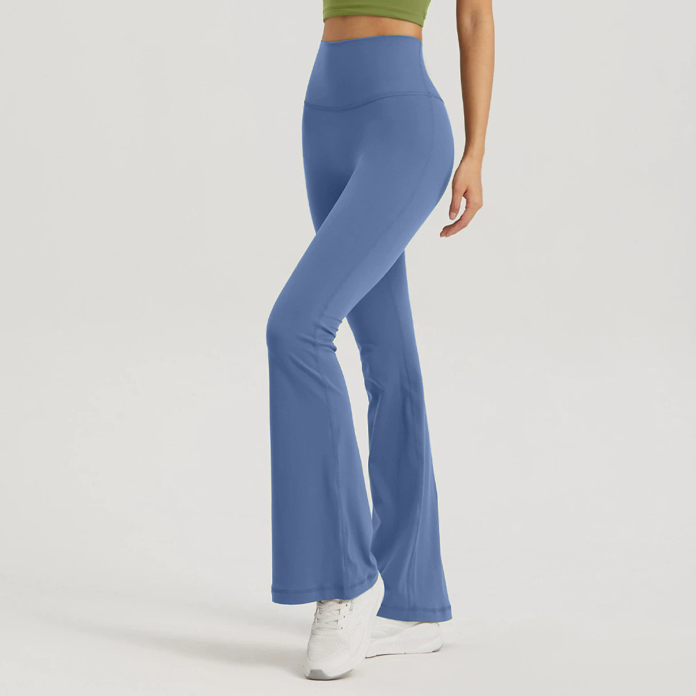 Hohe Taille aufflackern Gamaschen Frauen Freies Größe Yoga Hosen Hohe Taille Breite Bein Hosen Frauen Fitnessstudio Sport Ausgestellte Schlauch tanz Hosen: rot Orange