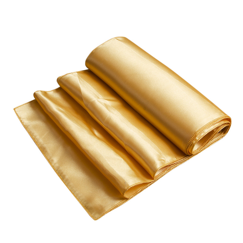 Satin Tafelloper Bruiloft Tafellopers Receptie Banket Decoratie