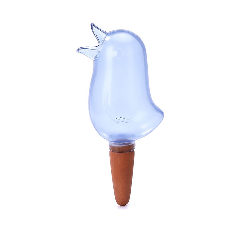 Pulvérisateur goutte-à-goutte Transparent en forme d'oiseau, bouilloire, outil d'arrosage automatique, bouteille de jardin auto-versante pour plantes et fleurs: 01