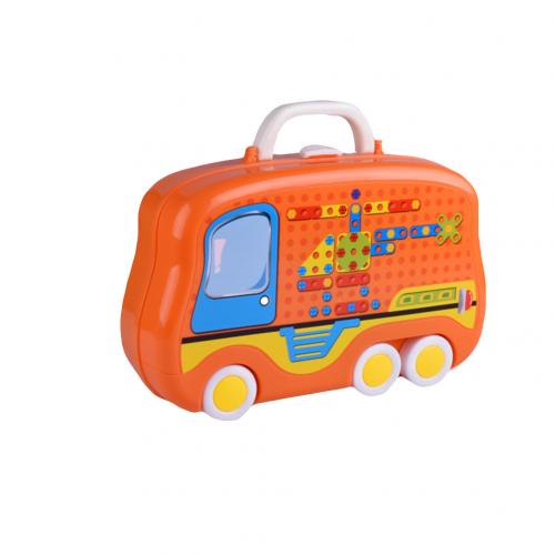 Narzędzia dla dzieci inżynier symulacja narzędzia robić naprawy zabawka Ax stolarstwo wiertarka zestaw wkrętaków robić napraw zagraj w zestaw zabawek dla dzieci prezent: Drill Suitcase