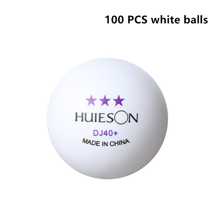 3 estrellas 20 ~ 100 Uds ABS 40 + Material pelotas de tenis de mesa pelotas de Ping Pong profesionales pelotas de entrenamiento