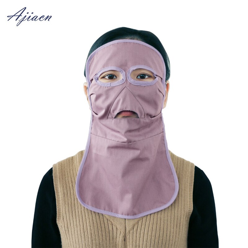 Ajiacn Raden elektromagnetische stralingsbescherming masker Beschermen het gezicht en beschermen de schildklier EMF afscherming lange gezichtsmasker