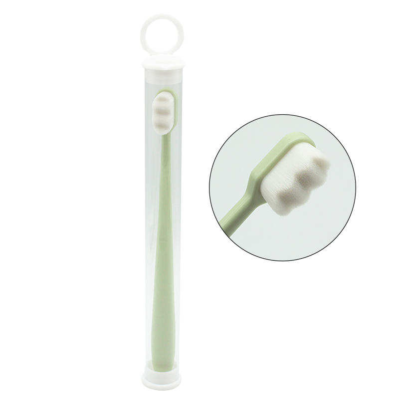Brosse à dents Ultra-fine, douce, millions de poils Nano, pour adulte, nettoyage en profondeur, Portable, voyage, soins buccaux, 1 pièce: 09