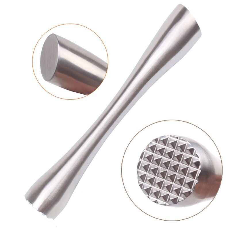 UPORS-Conjunto de vajilla de cóctel de acero inoxidable, palos de cóctel clásicos + cuchara de Bar, accesorios para cóctel, herramientas de Bar de 8 pulgadas