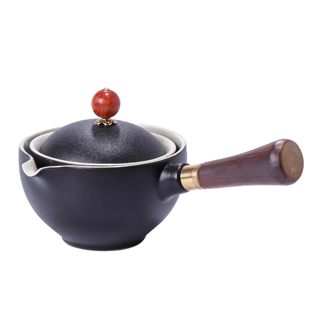 Chinese Gongfu Tea Set Ceramic Kung Fu Tea Cup Teapot With Bag Portable Tea Making Tea Tools Service Chinese Outdoor Teaware: F