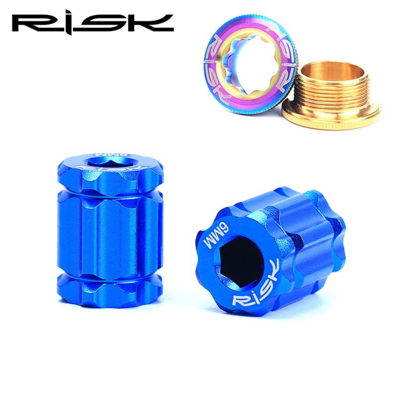 Risk Crank Installation Tool For Remove&Install Crank Arm Adjustment Cap For Shimano HollowTech XT XTR Bicycle Repair Tools