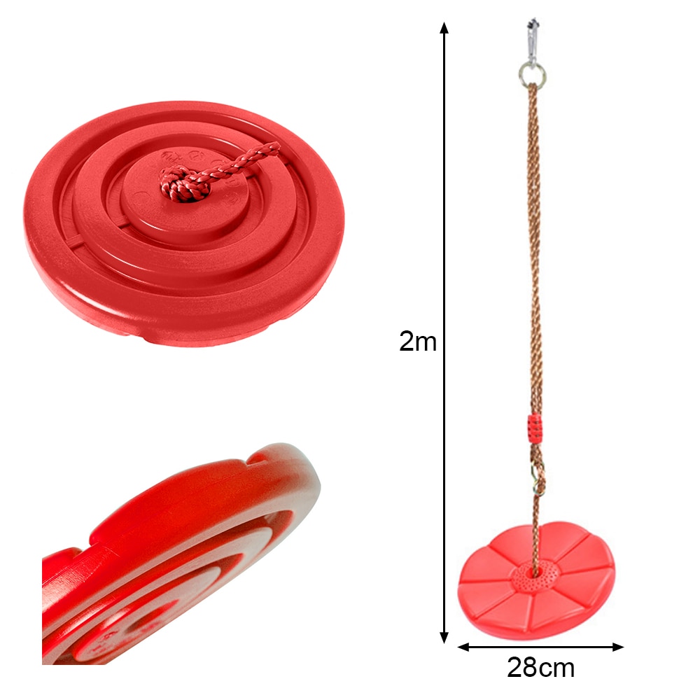 Asiento de columpio para exteriores, accesorio para patio trasero, columpio para niños, asiento de disco