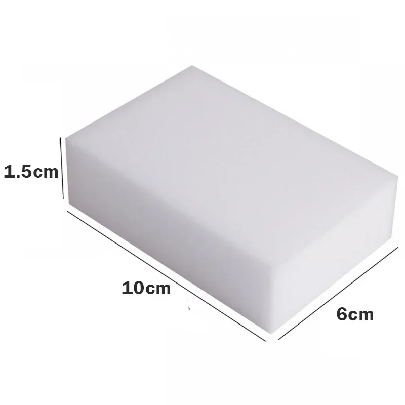 100/50/25 Stück Melamin-Schwamm, magischer Schwamm, Nano-Reiniger, Reinigung, Auto, Geschirrspülen, Flecken entfernen, Zuhause, Küche, Badezimmer, 100 x 60 x 15 mm