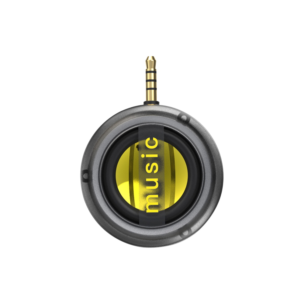 Mini altavoz portátil Universal con conector Jack de 3,5mm, Mini caja de sonido, amplificador de altavoz para teléfono móvil, altavoces externos con cable