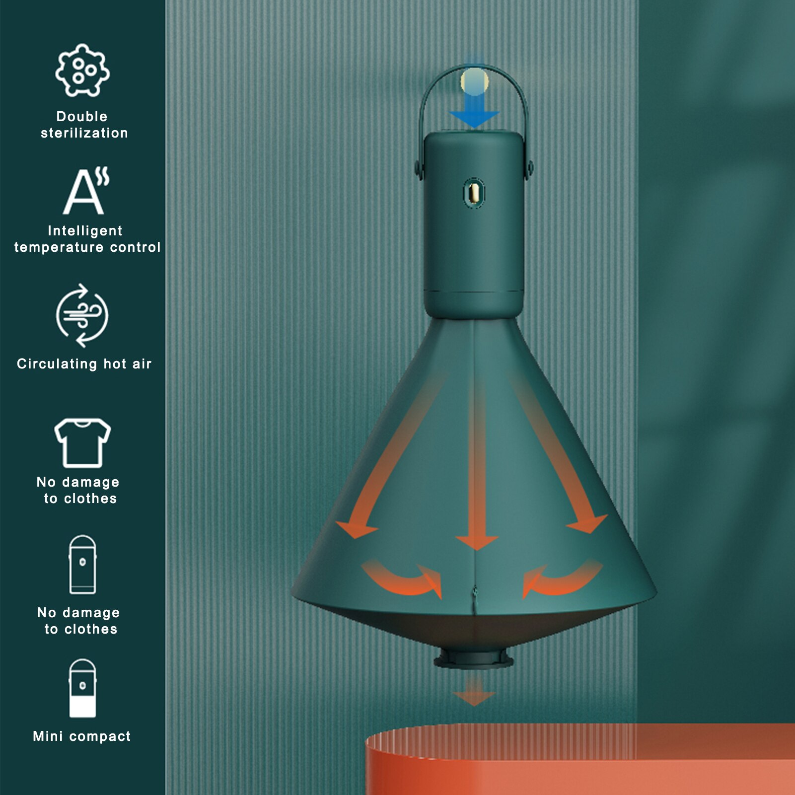 Clothes Dryer Portable Clothing Automatic Dryer Simple Operation With Auto Shutoff For Baby Clothes Socks