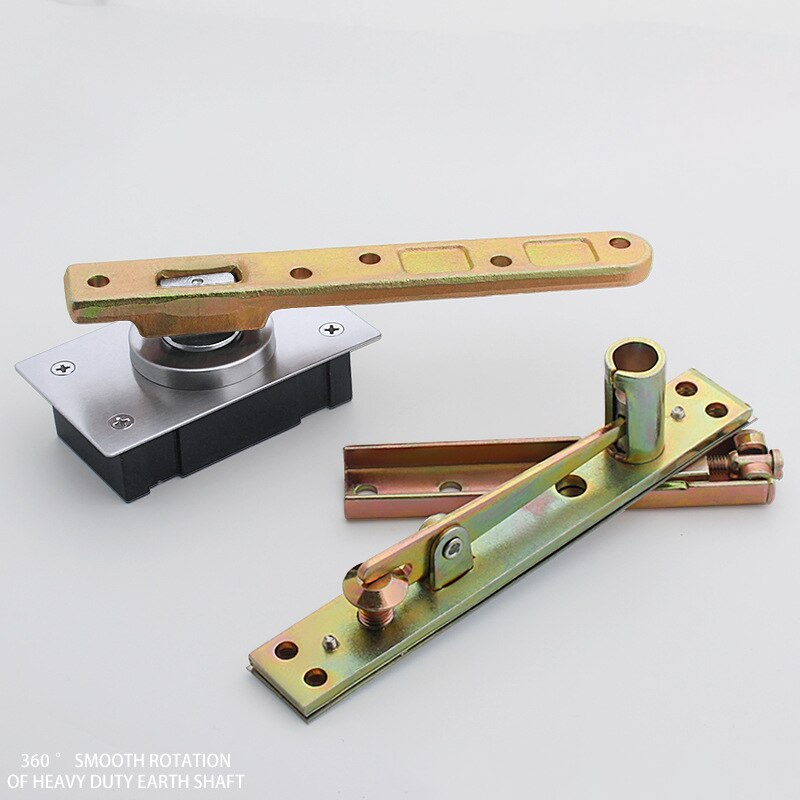 360 Degree Revolving Door Hinge Degrees Positioning Hidden Floor Pivot Hinges For Furniture Hardware Hinges for heavy duty doors: D  style
