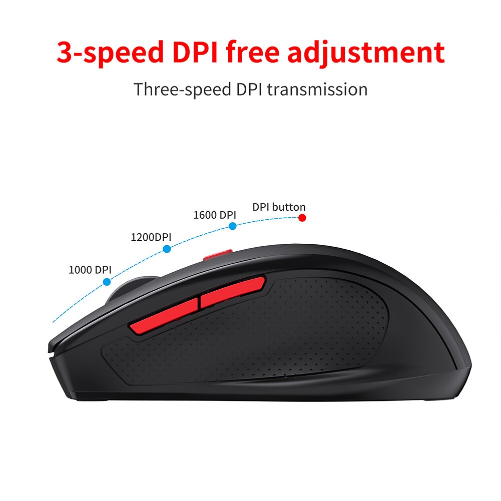 2.4G Low Noise Rechargeable With Sound USB Wireless Mouse Energy Saving Universal Desktop Home Ergonomic For Laptop Office