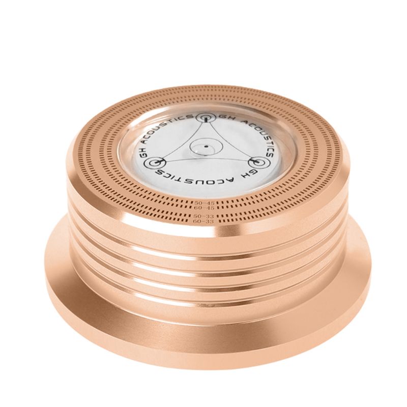 Uniwersalna 50Hz winylowa płyta długogrająca płyta gramofonowa stabilizator aluminiowy zacisk wagi Dropship: złoto