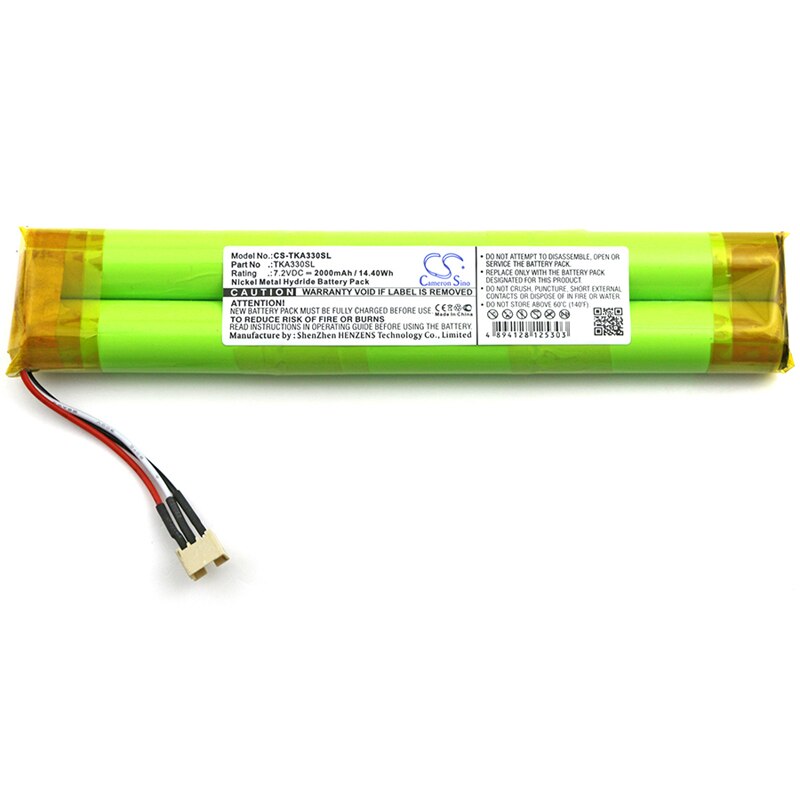 Batterie Rechargeable pour haut-parleur Bluetooth TDK Life A33, CS-TKA330SL mAh, caméscope Sino, 2000