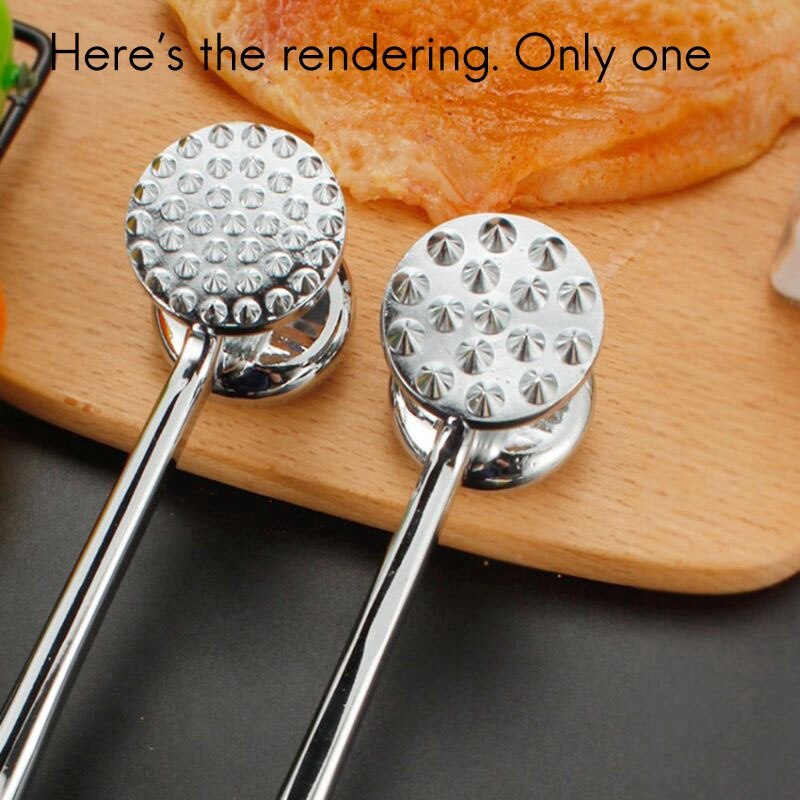 Alloy Loose Meat Hammer Pork Chop Steak Hammer Minced Meat Fluffy Tender Tool