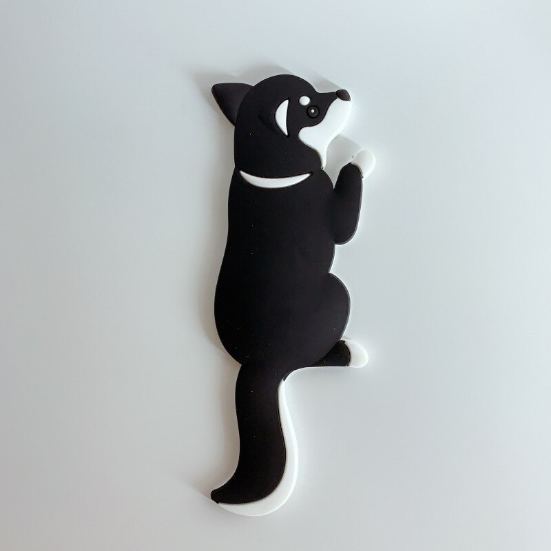 Imanes de nevera con dibujos de animales para cocina, gancho fuerte magnético de PVC, con forma de cadena, cola flexible, almacenamiento, 1 unidad: a