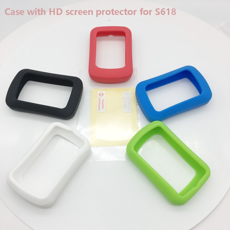Funda de piel de Gel y funda protectora de pantalla para IGPSPORT IGS618, funda de silicona para ordenador GPS IGS618 s618 igps618