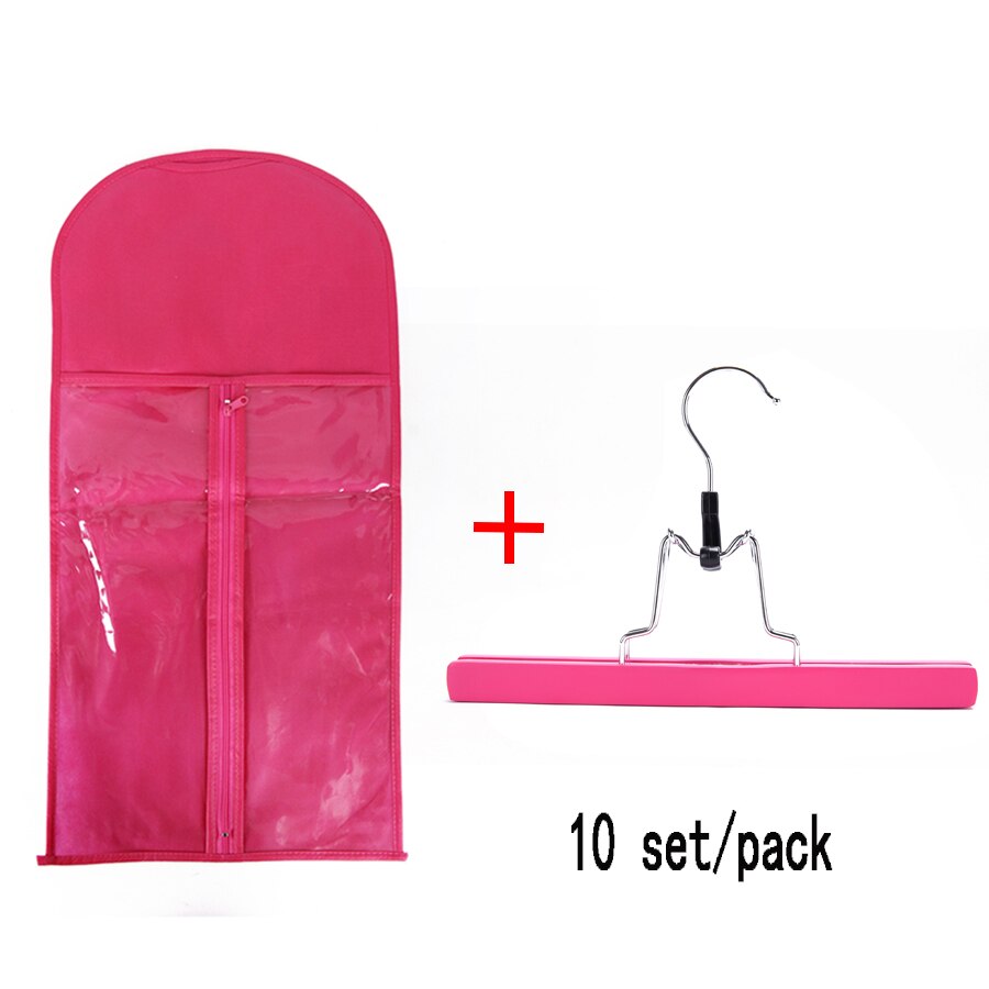 Support de rangement de perruque en bois d'usine alileader avec sac de perruque pour extension de cheveux perruque anti-poussière sac d'extension de cheveux non tissé 10 ensembles/pièces: 10 tao fense
