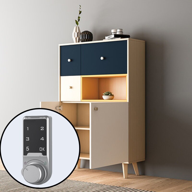 SHGO -Electronic Digital Touch-Keypad Password Access Lock Digital Security Cabinet Coded Locker for Access Control System (L: Default Title