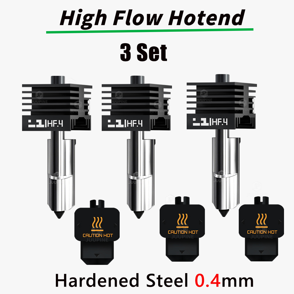 H2d hotend highflow for bmabu lab  h2d hotend  h2d bambu lab 0.4mm herdet stålende for  h2d 3d pinter-deler: Lilla