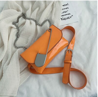 Netz promi Straße taille tasche neue persönlichkeit große Stift einzelnen schulter kreuz-körper tasche brust tasche frauen: orange