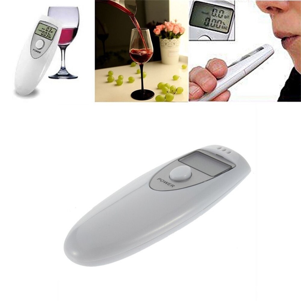 Professionele Mini Lcd-scherm Digitale Alcohol Adem Tester Blaastest Alcohol Meter Analyzer Detector