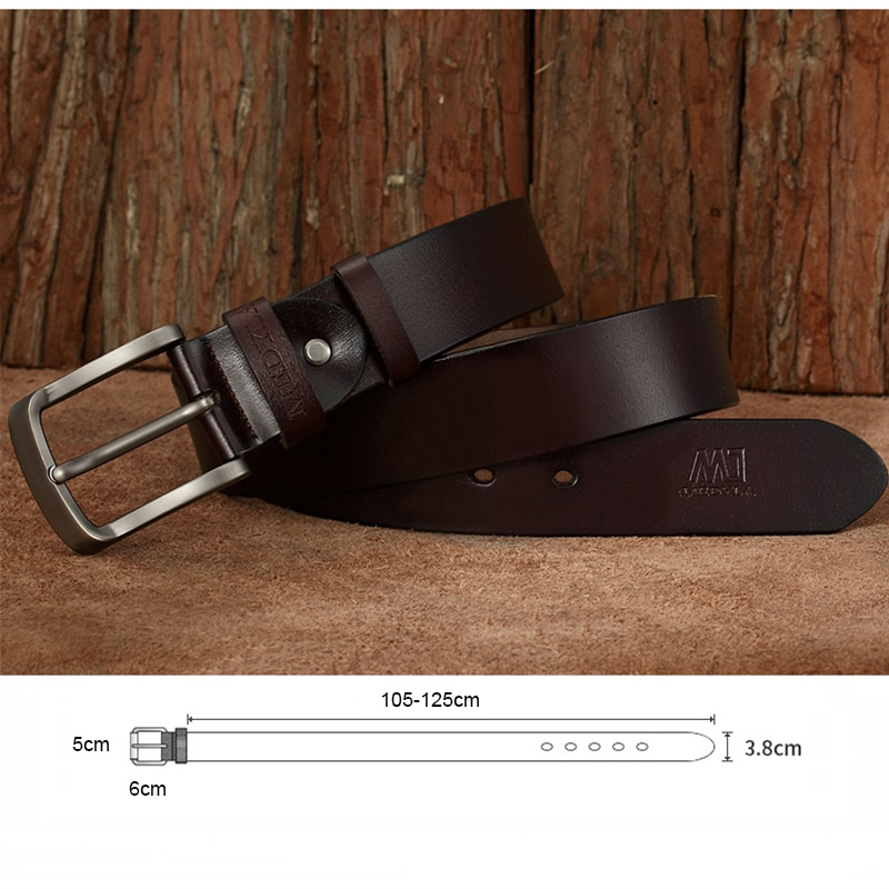 Medyla merk heren leren riem natuurlijk leer zakelijke casual riem voor heren casual broek pak jeans accessoires