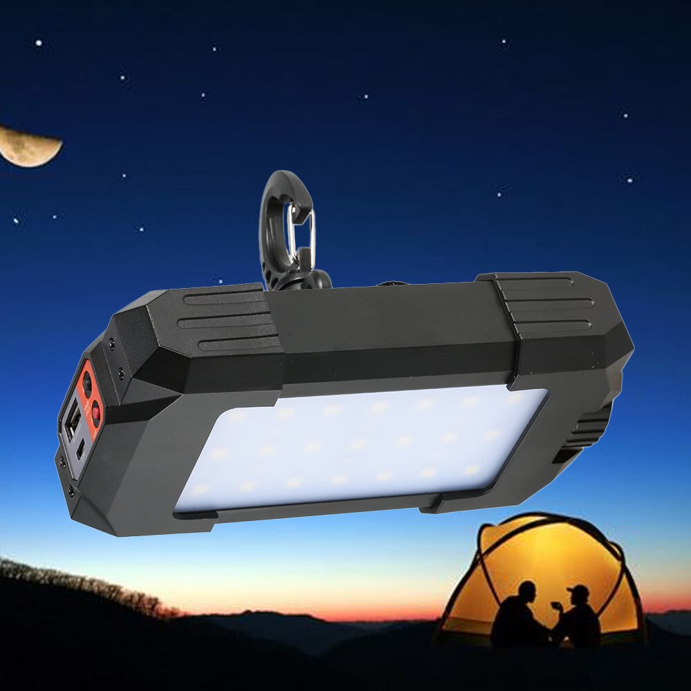 Outdoor Rechargeable Portable 27 LEDs Lantern Lamp Flasher Flashlight Light For Emergency Hiking Camping Travel